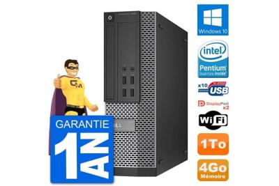 DELL Ordinateur de bureau  Optiplex 7020 format SFF intel pentium W10 