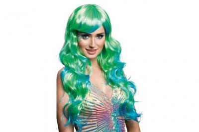 GENERIQUE Boland - 85742 - Perruque Adulte - Aqua - Vert - Taille Unique