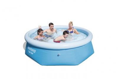 BESTWAY Piscine hors sol autoportante ronde  Fast Set &oslash;2 44 x h.0 61 m