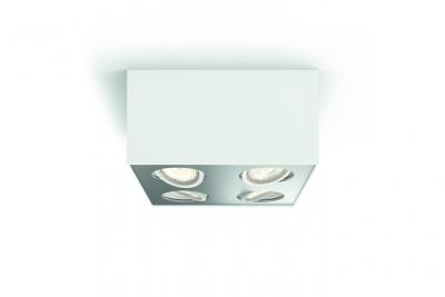 PHILIPS  myLiving spot LED Box &agrave; 4 lampes blanc