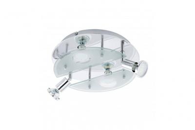 EGLO  93085&nbsp;R81043906&nbsp;Plafonnier, M&eacute;tal, Gu10, Transparent