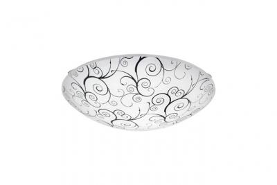 EGLO Plafonnier design MARGITTA 1 blanc Diam&egrave;tre 31.5 Cm