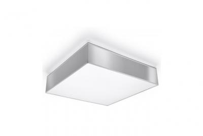 PLANETE DISCOUNT Plafonnier HORUS PVC gris 3 ampoules