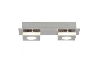 BRILLIANT  AG G67429/21 Applique/plafonnier, 4 W, Nickel/Aluminium