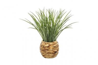 Cr&eacute;ateur d'int&eacute;rieur - Plante Artificielle & Pot Herbes 46cm Naturel