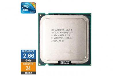 INTEL Processeur  Core 2 Duo E6750 2.66GHz SLA9V PLGA775 4Mo 