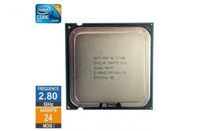 INTEL Processeur  Core 2 Duo E7400 2.80GHz SLGW3 LGA775 3Mo 