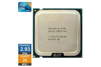 INTEL Processeur  Core 2 Duo E7500 2.93GHz SLGTE LGA775 3Mo 