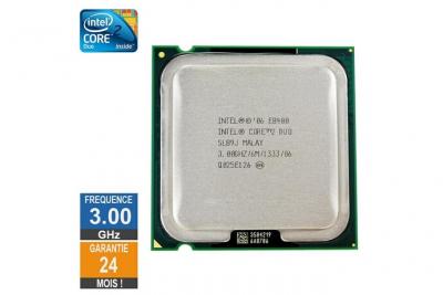 INTEL Processeur  Core 2 Duo E8400 3GHz SLB9J LGA775 6Mo 