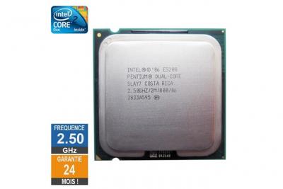 INTEL Processeur  Pentium Dual-Core E5200 2.50GHz SLAY7 LGA775 2Mo 