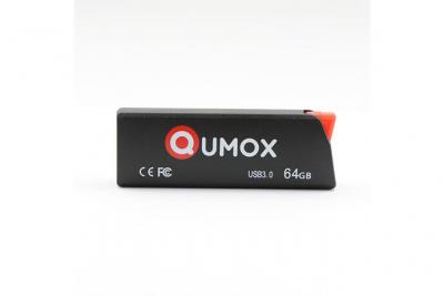 QUMOX  cl&eacute; USB 64Go 64g Pen Drive USB 3.0 Lecteurs Flash Memory Stick Noir