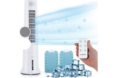 KLARSTEIN  - Rafra&icirc;chisseur d'Air 4 en 1 Highrise D&eacute;bit d'Air 530m&sup3;/h 40W Blanc - Blanc