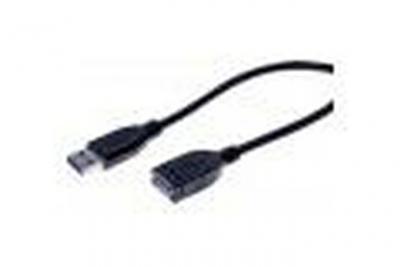 EXC Rallonge &eacute;co USB 3.0 type A / A noire - 2 m&egrave;tres