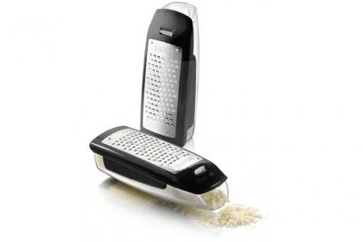 CHEVALIER DIFFUSION K&auml;sereibe Easy Grater Edelstahl/Kunststoff schwarz/inox - Boska