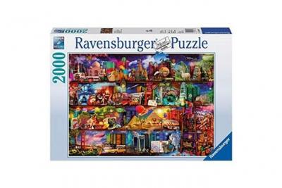 RAVENSBURGER  - 16685 - Puzzle Classique - Le Monde Des Livres - 2000 Pi&egrave;ces