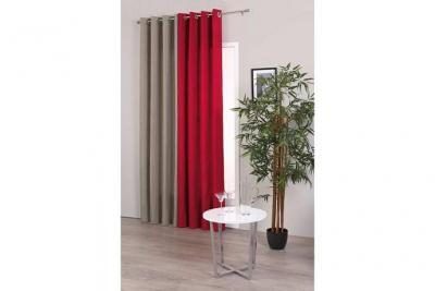 Atmosphera Cr&eacute;ateur d'int&eacute;rieur - Rideau ""Satin"" 140x260cm Lin