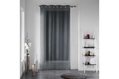 Rideau Voilage ""Cassie"" 140x240cm Anthracite