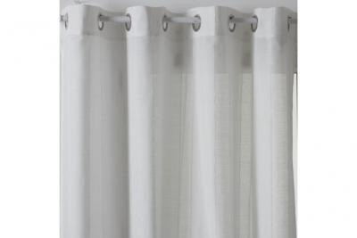 Atmosphera Cr&eacute;ateur d'int&eacute;rieur - Rideau Voilage Hugo 140x240cm Blanc