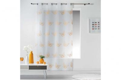 Rideau Voilage ""Papillona"" 140x240cm Jaune