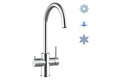 VIZIO Robinet De Cuisine 5 Voies Mitigeur En Acier Inoxydable Chirurgical Poli - Bec Pivotant 360&deg;- &Agrave; Utiliser Avec Les Filtres &Agrave; Eau/gaz&eacute;ification/r&eacute;frig&eacute;ration 