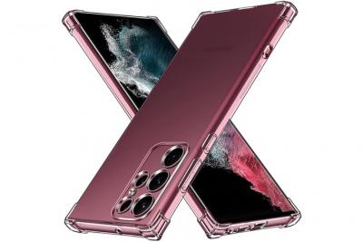 XEPTIO Coque pour Samsung Galaxy S22 ULTRA 5G Souple Transparente Bumper en Gel TPU avec bords renforc&eacute;s 