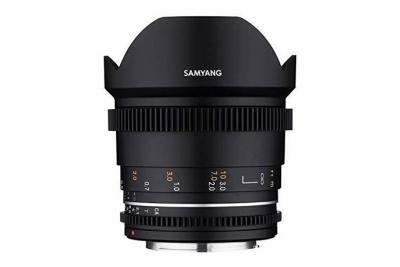 SAMYANG  objectif vid&eacute;o vdslr 14mm t3.1 mk2 compatible avec canon ef
