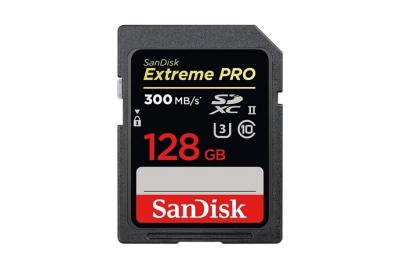 SANDISK  EXTREMEPRO 300MB/S SDXC 128GB U3