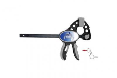 LEMAN  - Serre-Joint Rapide Une Main Tige Acier Saillie 85 Section 20x5 Serrage 150