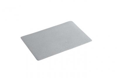 PARIS PRIX Set de table 28.5 x 44 cm pvc uni paillettes midnight Gris D&eacute;corline
