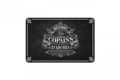 SUD TRADING Cadoons - Set de table - LES COPAINS D'ABORD en Polypropyl&egrave;ne - 28 x 43 cm