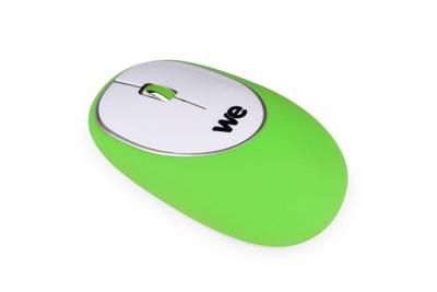 WE  - Souris - sans fil - 2.4 GHz - r&eacute;cepteur sans fil USB - vert 