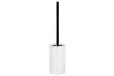 SPIRELLA  brosse wc avec support c&eacute;ramique tube blanc