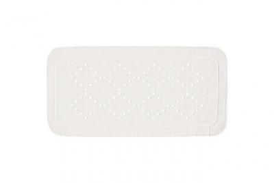 SPIRELLA Tapis Fond de baignoire pvc alaska 91x36cm Blanc - Blanc - 