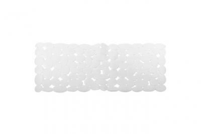 SPIRELLA Tapis Fond de baignoire pvc marathon 73x36cm Blanc - Blanc - 