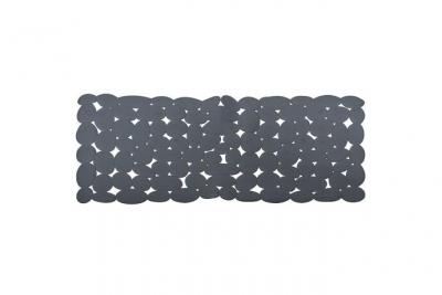 SPIRELLA  tapis fond de baignoire pvc marathon 73x36cm gris fonc&eacute;