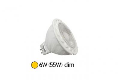 MIIDEX LIGHTING Ampoule LED GU5.3 - 6W 75&deg; Dimmable blanc-chaud-2700k - dimmable