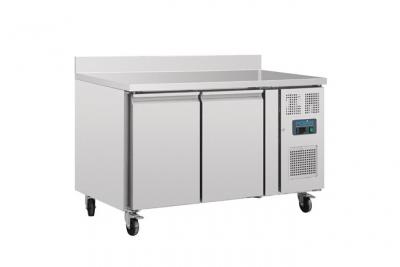 POLAR REFRIGERATION R&eacute;frig&eacute;rateur professionnel 2 portes - Inox 282 L avec dosseret - Polar