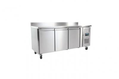 POLAR  DL915 Comptoir de r&eacute;frig&eacute;rateur 3 portes avec support 417 l