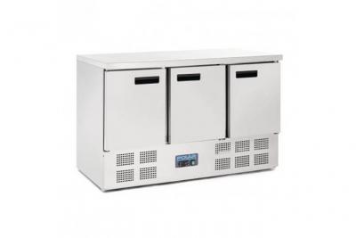 POLAR  R&eacute;frig&eacute;rateur 3 portes 368 l/880 x 1370 x 700 mm