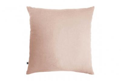 GENERIQUE Taie d'oreiller double gaze de coton rose 60x60 cm 