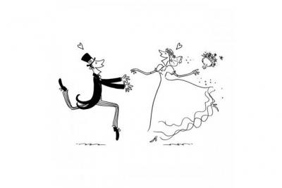 ARTEMIO  Mariage Homme et Femme Tampon, Bois, Noir, 5,8 x 2,5 x 8,7 cm ARTHG795