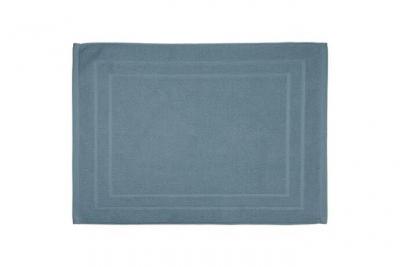 ATMOSPHERA Tapis de salle de Bain en coton Bleu orage 50 x 70 cm