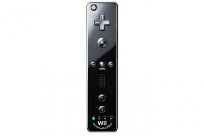 HOBBY TECH T&eacute;l&eacute;commande Wiimote plus (Motion plus int&eacute;gr&eacute;) compatible pour Nintendo Wii et Wii U - Noire - HobbyTech