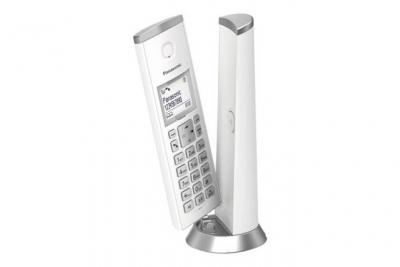 PANASONIC  Dect Vertical Wireless Landline Phone Blanc