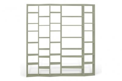 Biblioth&egrave;que Valsa 005 gris (bois FSC) - Tema Home 