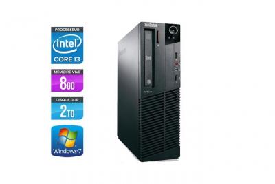LENOVO  ThinkCentre M81 - Intel Core i3 - 8Go - 2To 