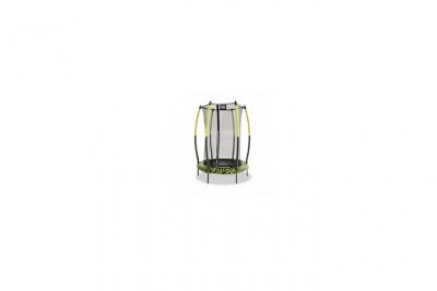 EXIT TOYS Trampoline EXIT Tiggy Junior avec Filet de s&eacute;curit&eacute; &oslash;140cm - Noir/Vert