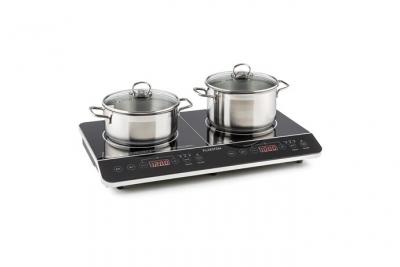 KLARSTEIN Table de cuisson - VariCook Slim - Plaque vitroc&eacute;ramique - 3500W - Minuterie - Tactile - Noir