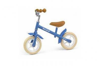 MILLY MALLY  loopfiets Draisienne &agrave; 2 Roues Junior Bleu/Marron