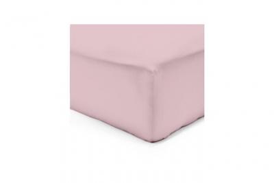 VISION  - Drap housse Rose - 90x190cm - 100% coton